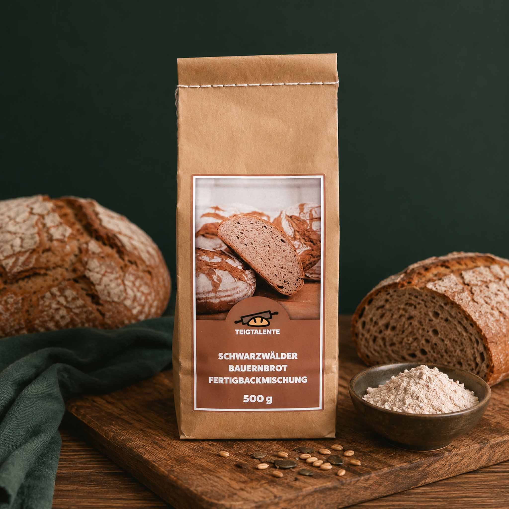 Fertigbackmischung - Schwarzwälder Brot