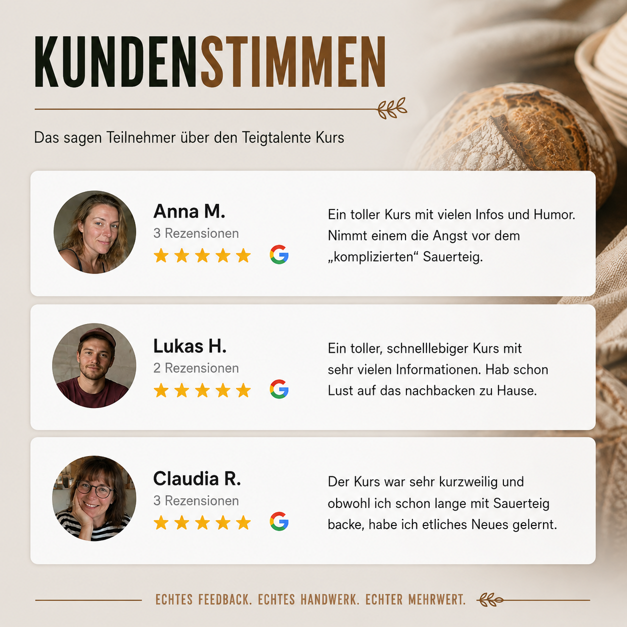EINSTIEG - Sauerteig Masterclass