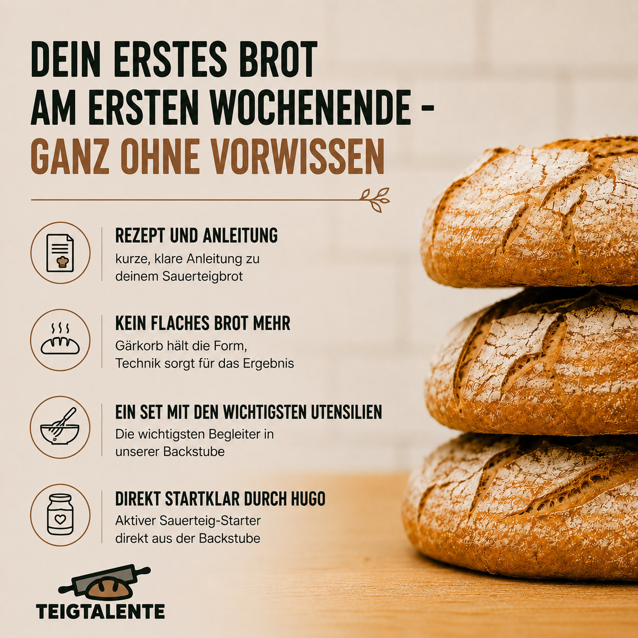 Starter Set - Alles, was du fürs erste Brot brauchst