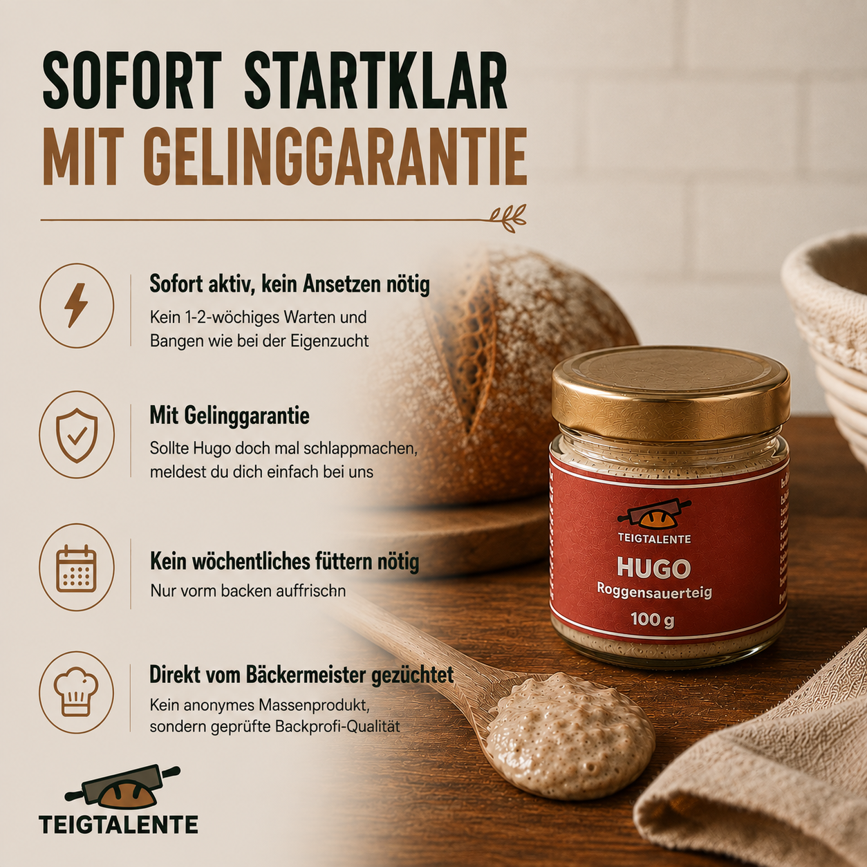HUGO Sauerteig Starter
