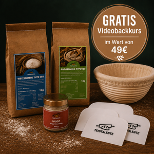 Sauerteig Starter Komplett Set inkl. Videoanleitung vom Bäckermeister